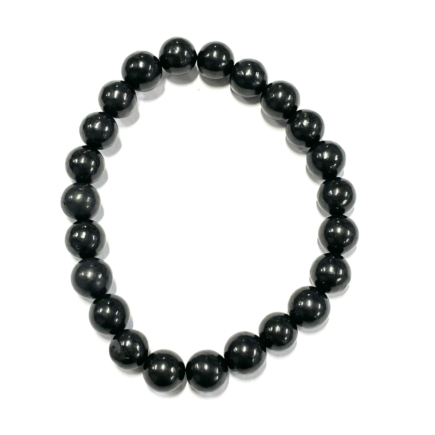 Shungite Beaded Bracelet 6mm - 8mm Shungite Beaded Bracelet 6mm - 8mm
